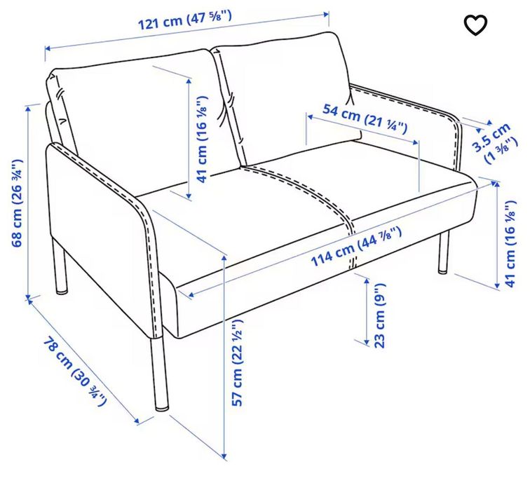 Sofá ikea como novo