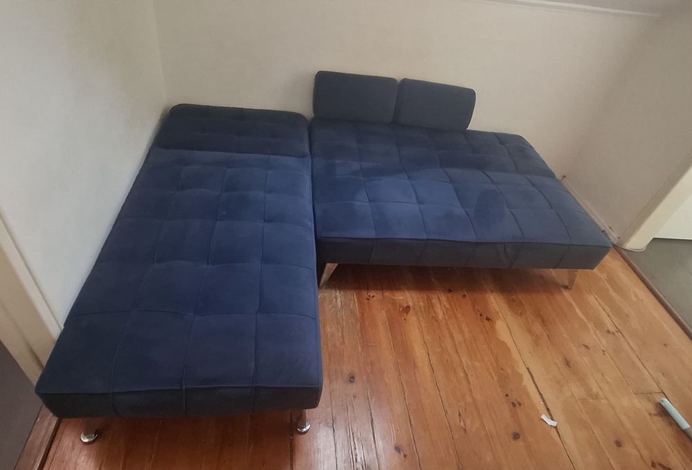 Sofá com opção de cama apenas hoje