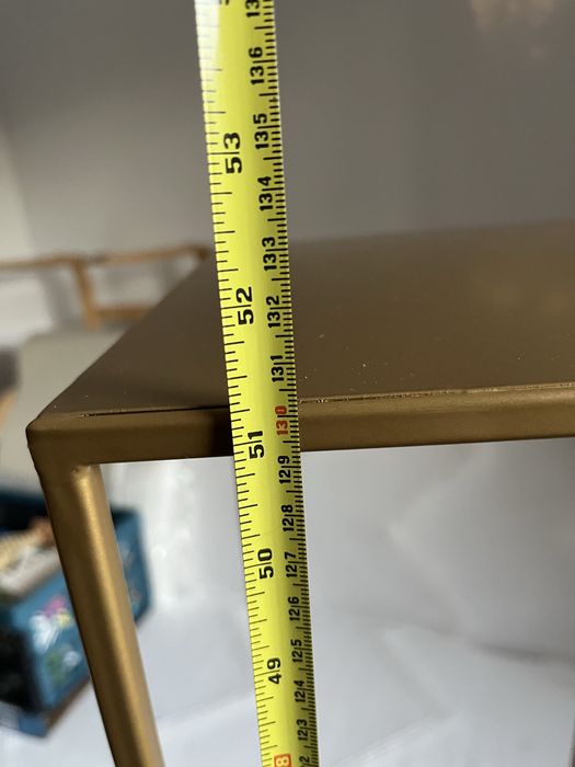 Złoty nowoczesny kwietnik stojący 130 cm LOFT