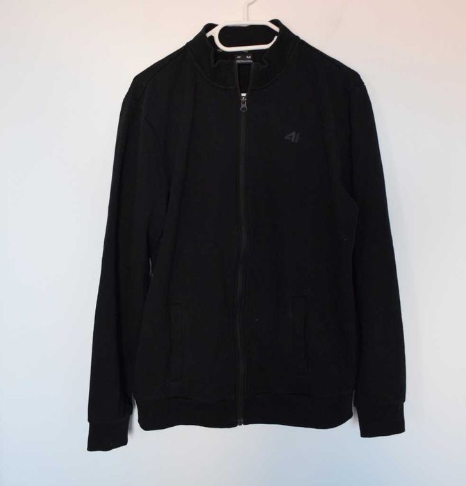 4F czarna bluza bomber  bawełniane M na zamek