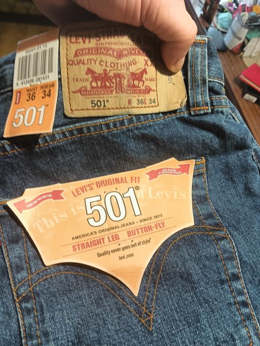 Spodnie Lewis 501 rozm W38 L34