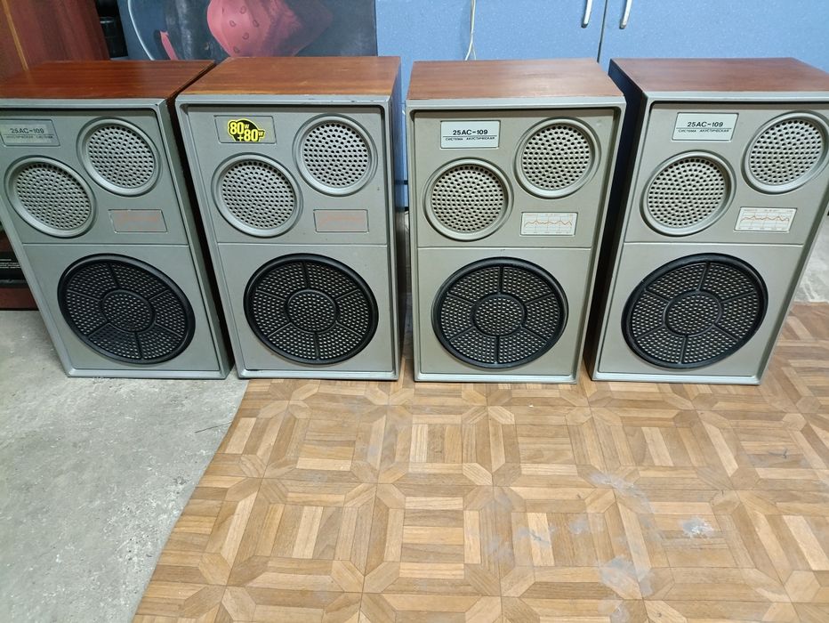 Акустические колонки 25 АС - 109 , S-90