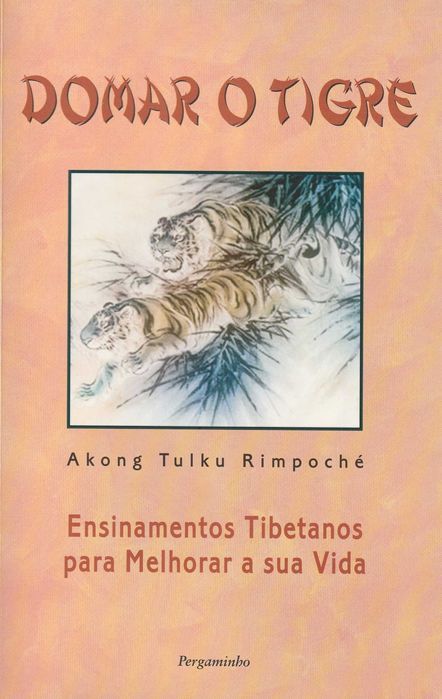 Livro Domar o Tigre de Akong Tulku Rimpoché [Portes Inc]