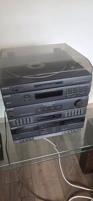 Wieża Sony XO-D20S z Gramofonem + ORYGINALNY PILOT / Made in Japan