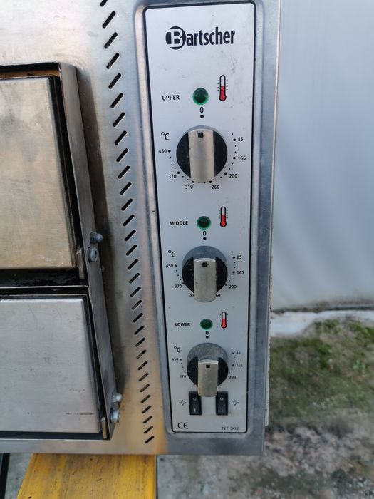Piec elektryczny do pizzy dwukomorowy