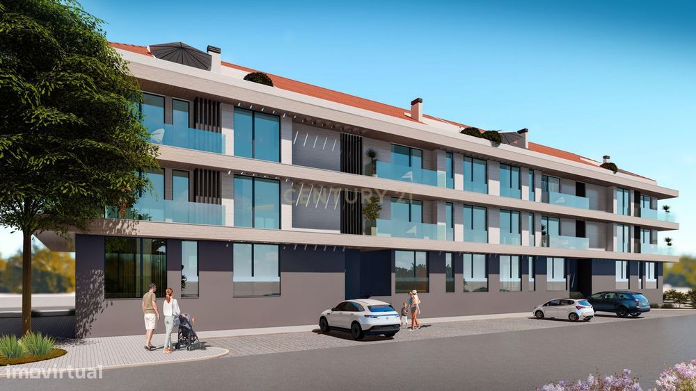 Apartamento  NovoT2 Duplex com 2 Terraços e Vista Mar