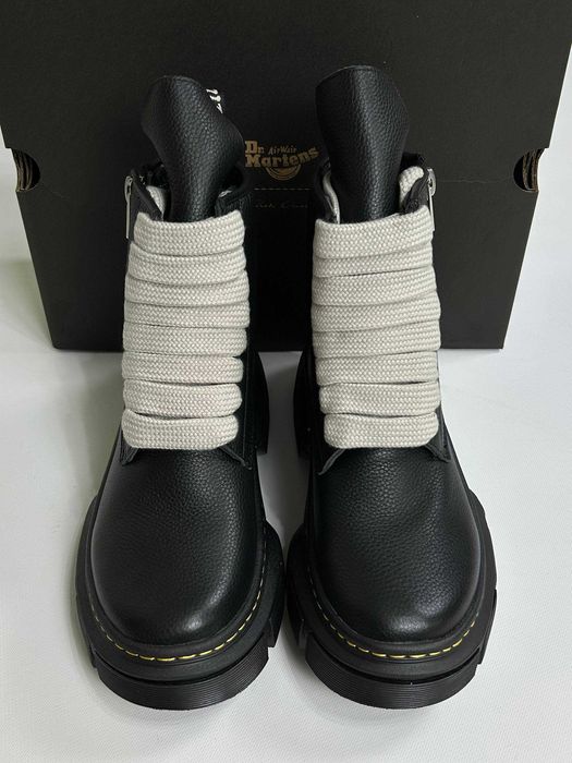 Rick Owens Dr.Martens JUMBO LACE BOOT черевики чорні DRKSHDW ботинки
