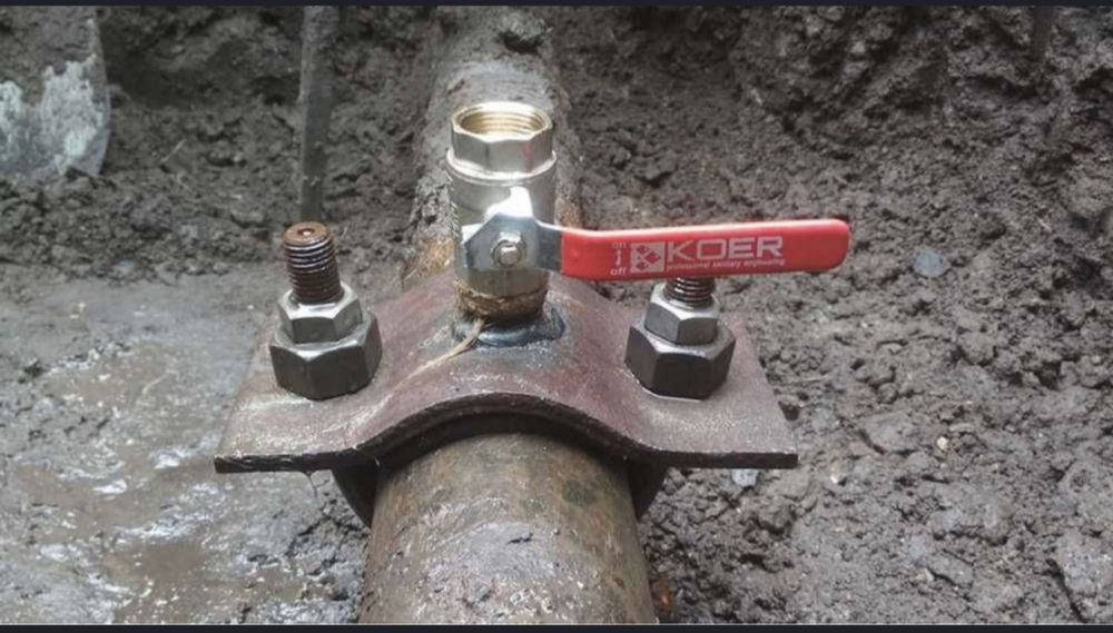 Монтаж Водопровод канализация услуги сантехника врезка труб экскаватор