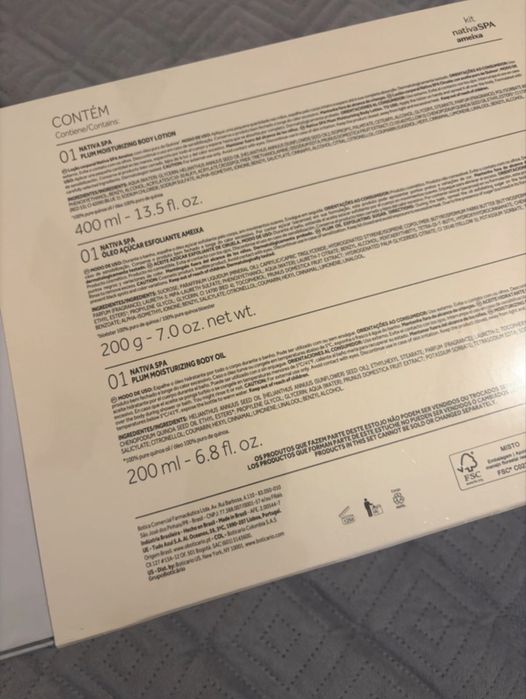 O Boticário - Coffret Açúcar Ameixa