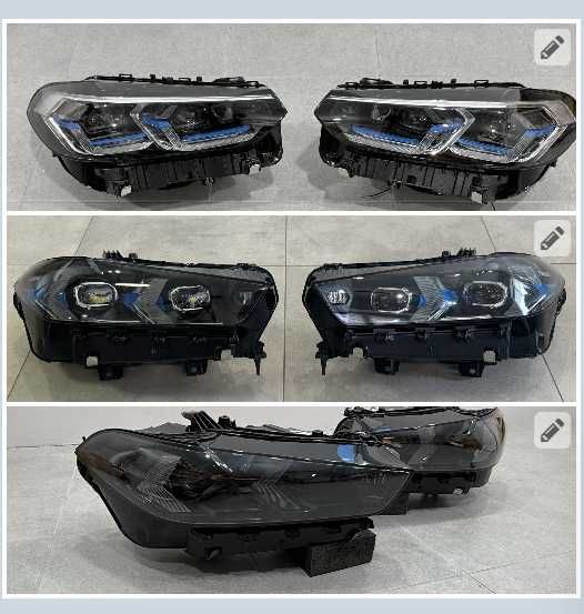 Фари BMW X3 G01 X4 G02 BMW X5 G05 X6 G06 Full LED Shadow line Laser БМВ Х фари оптика фары лазер шедов лайн фул лэд