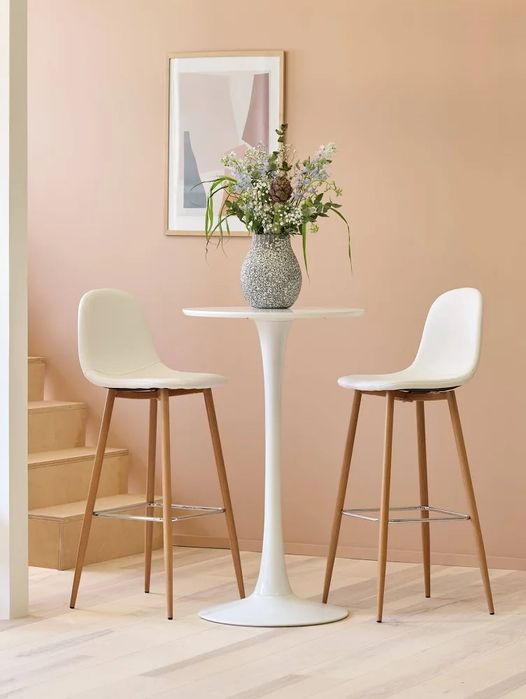 Продам стільці барні JONSTRUP чорні та білі/колір натуральний дуб