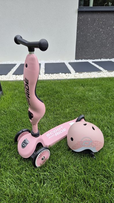 Scoot and Ride Highwaykick 2w1 + kask
