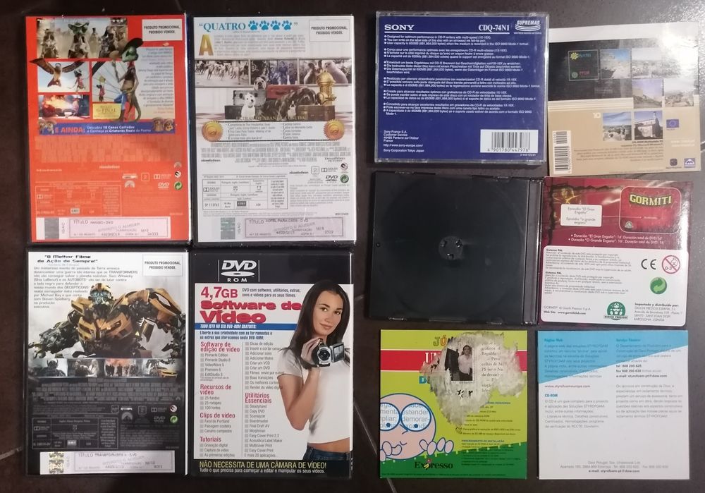 CDS e DVDs originais