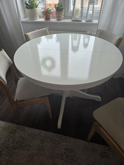 Ikea rozkładany stół Ingatorp biały