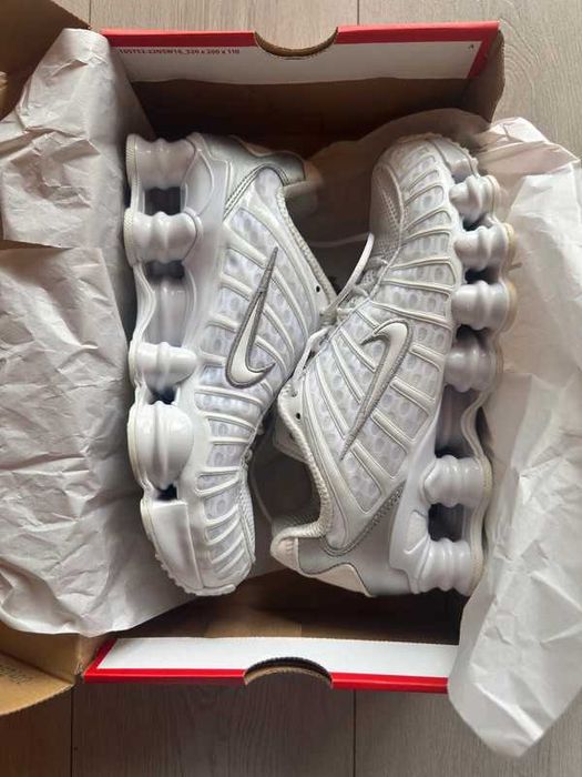 Buty meskie Nike_Shox_TL Biały buty sportowe R.41
