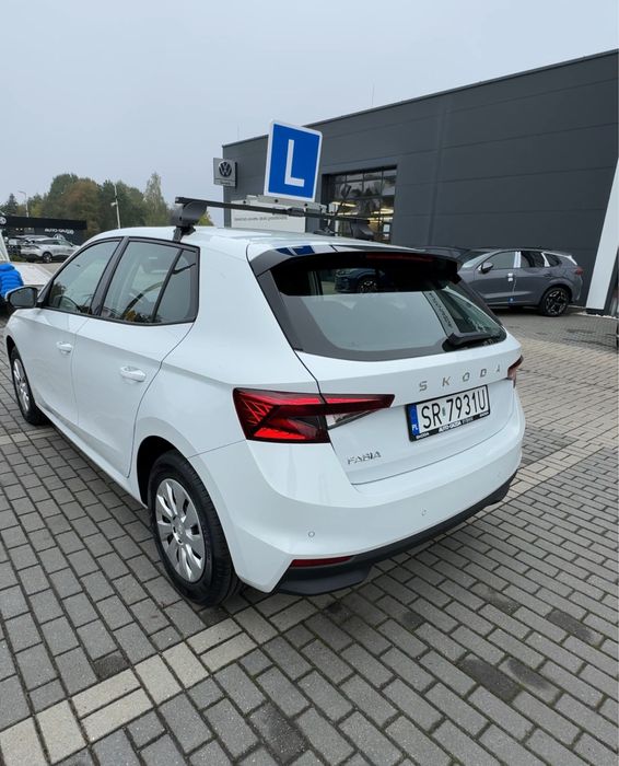 „L” Skoda Fabia IV 5 biegowa 1.0 mpi z LPG i kamerami egzaminacyjnymi!