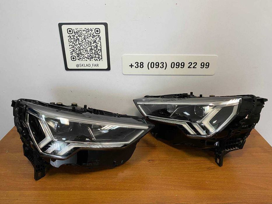 Фара фари Ауді Audi Q3 83a full led 2019-2024 Європа