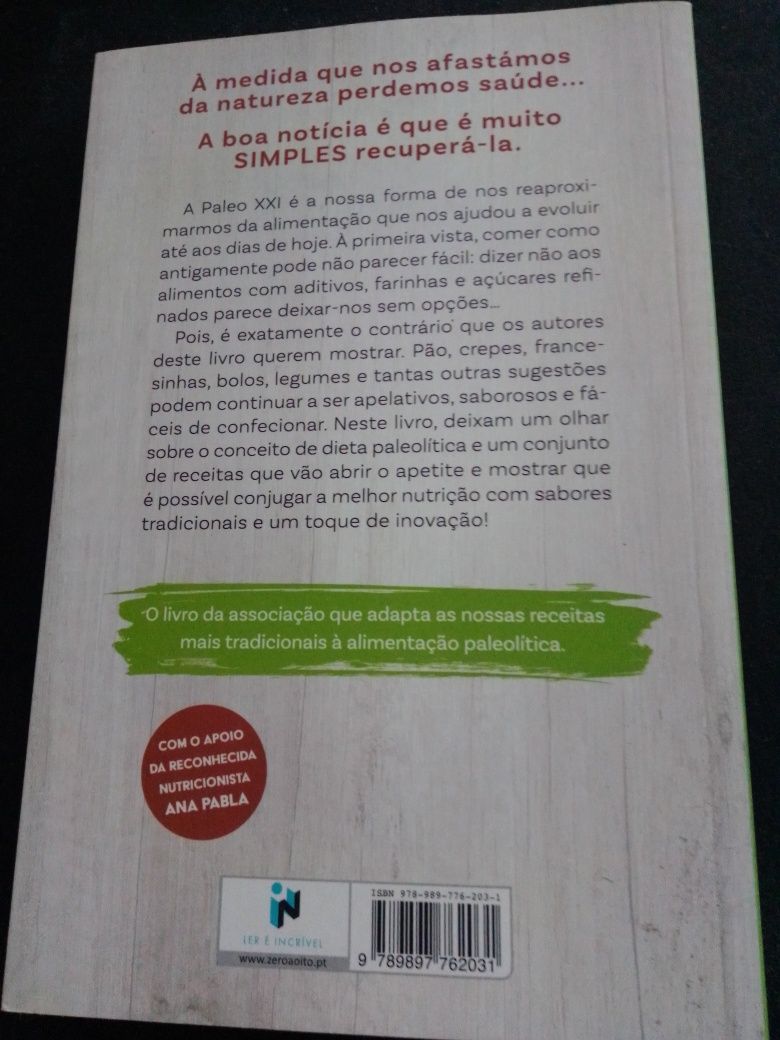 Livro "Cozinha Paleo XXI" novo Sanguinheira • OLX Portugal
