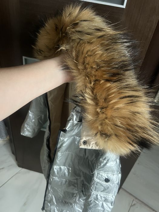 Зимовий пуховик, гарний стан, зріст 130 ( 8-10 років)