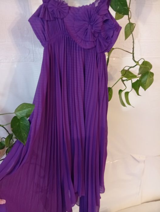 Piękna plisowana efektowna