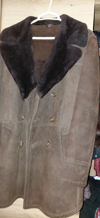 Sprzedam   kożuch męski skórzany M .