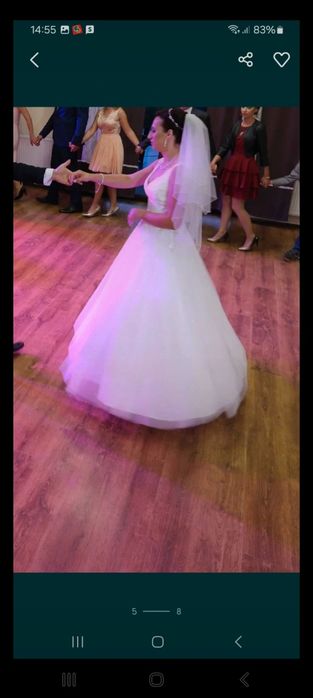 Suknia ślubna + welony