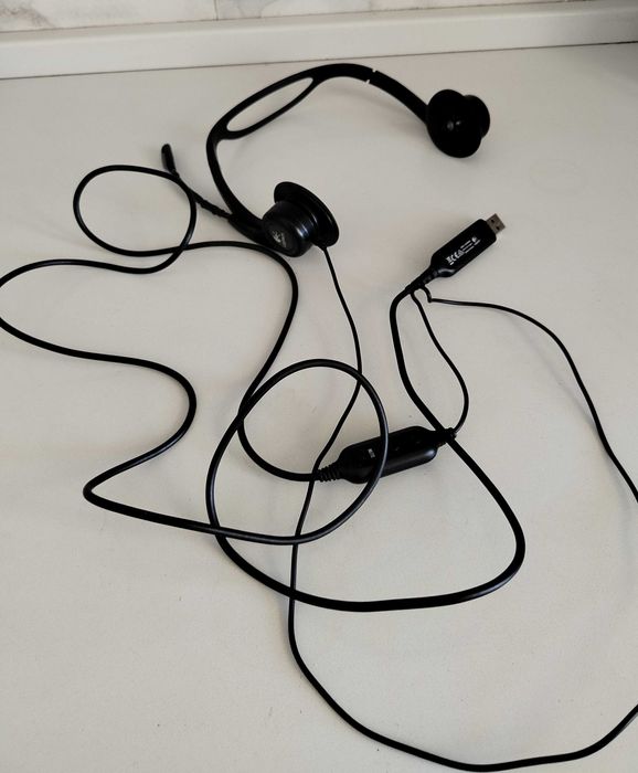 Наушники с микрофоном Logitech 960 USB PC Headset гарнитура