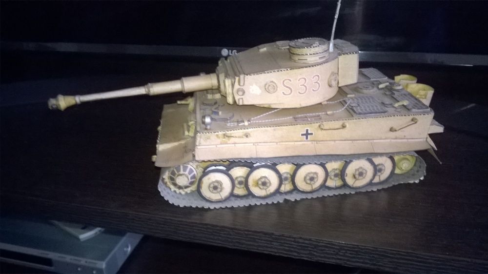 Model kartonowy Tygrys