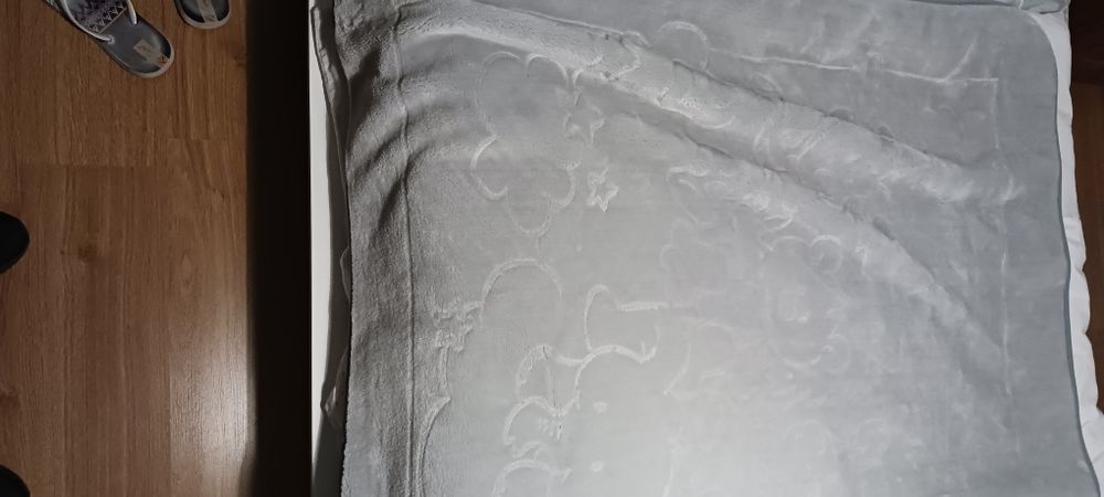 Colchão, edredão e cobertor