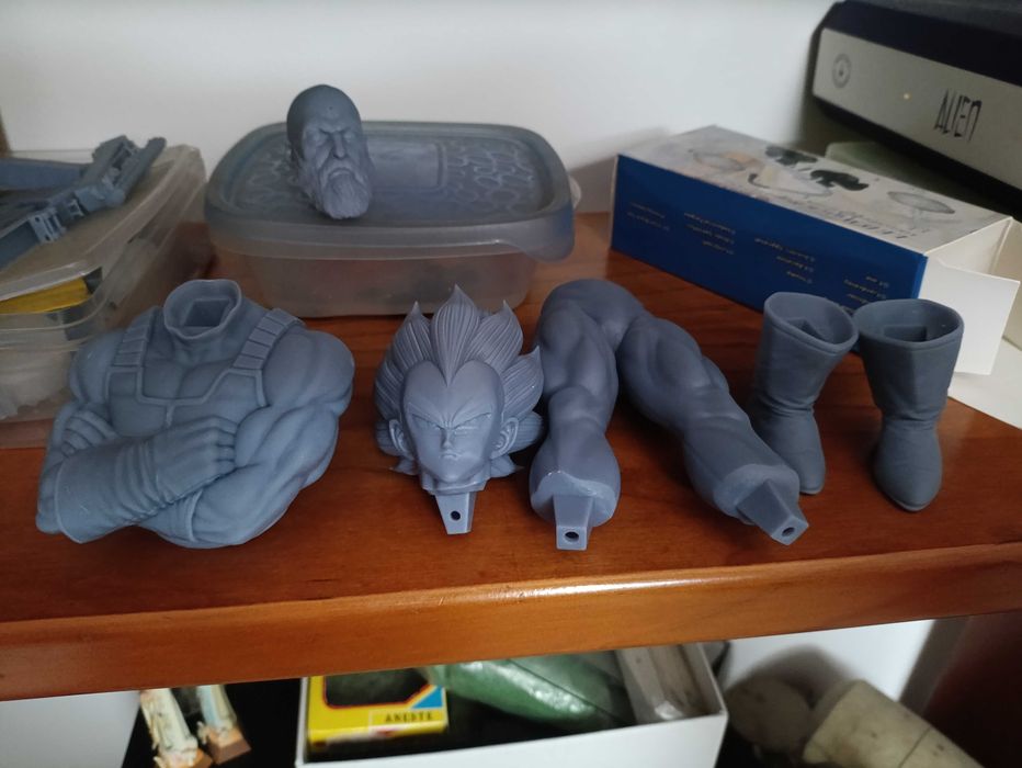 Vegeta, impressão 3D