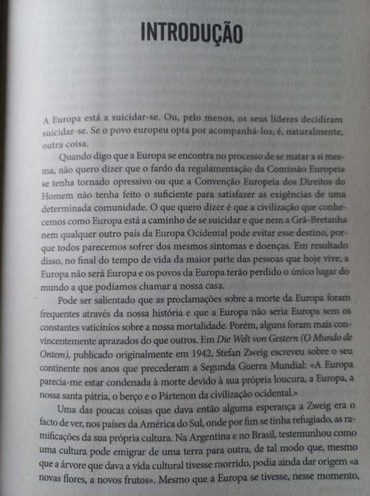 A Estranha Morte da Europa - Douglas Murray (Imigração, Identidade, Religião)