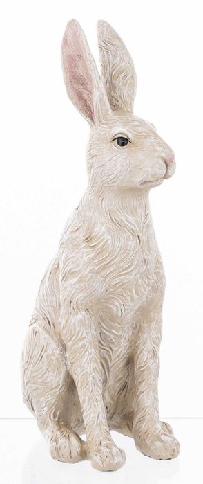Zając Królik biały siedzący h32,5cm. 163995