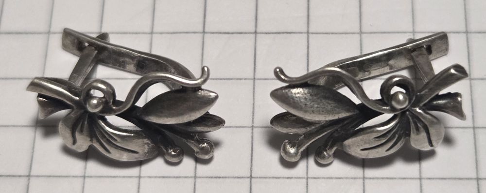 Сережки серебряные  925 проба
