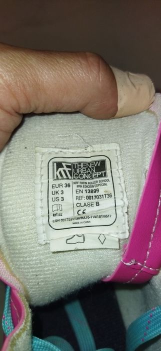 Patins de 4 rodas criança 36,