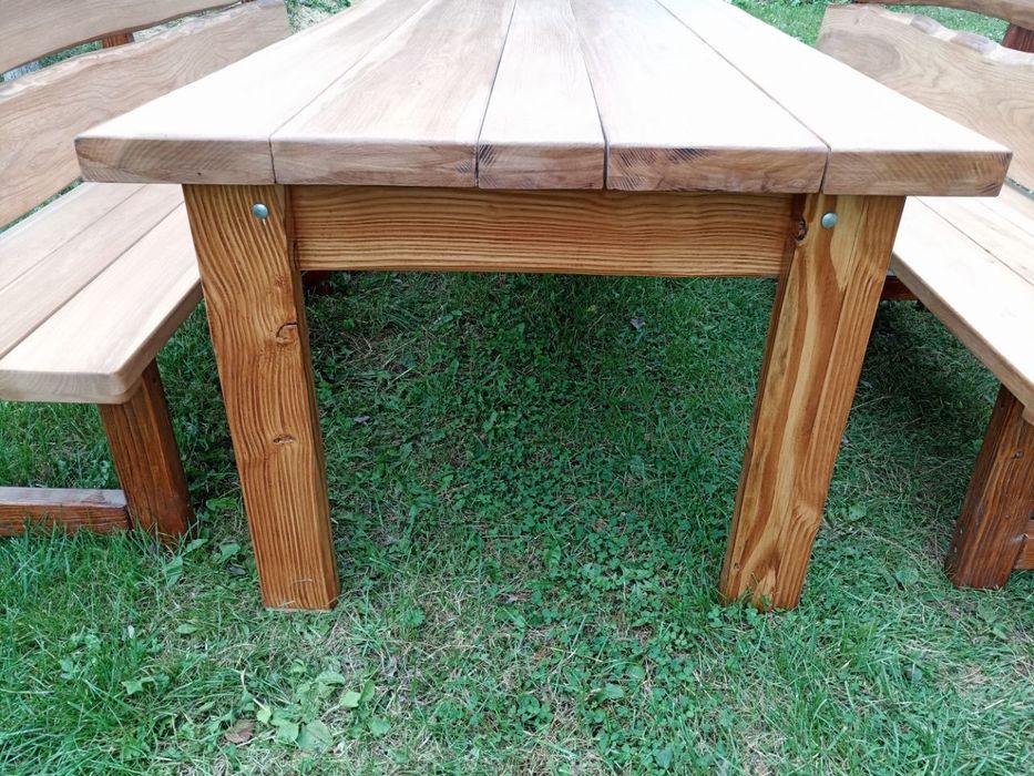 Стіл лавки для саду дерев'яні