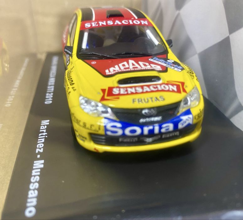 Miniaturas de carros de rali rally wrc
