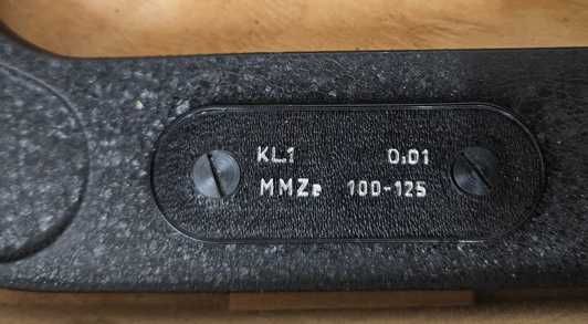 Mikrometr zewnętrzny 100 - 125 mm