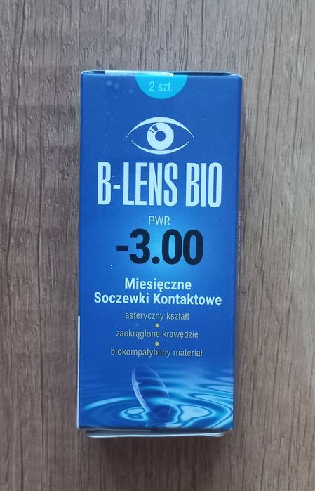B Lens Bio -3 soczewki kontaktowe miesięczne