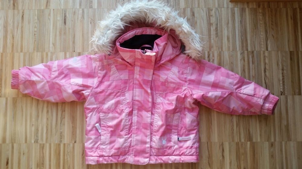 Kurtka narciarska SPIDER 86-104cm dziewczynka JAK NOWA!