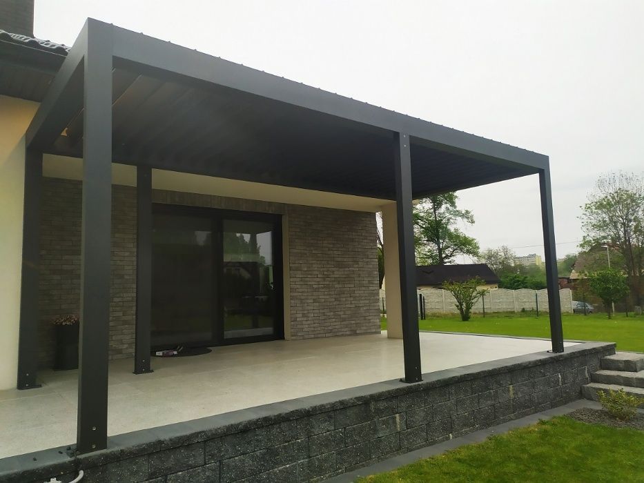 Najniższa cena automatycznej pergoli aluminiowej z dachem żaluzjowym.