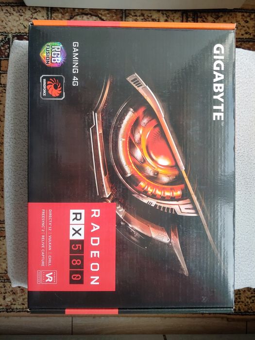 Відеокарта Gigabyte RX580 4gb (RX470,480,570).