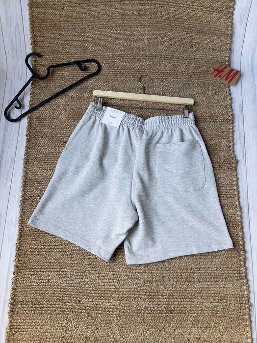 Шорти у чорному та сірому кольорі трьохнитка Regular Fit H&M - Знижка