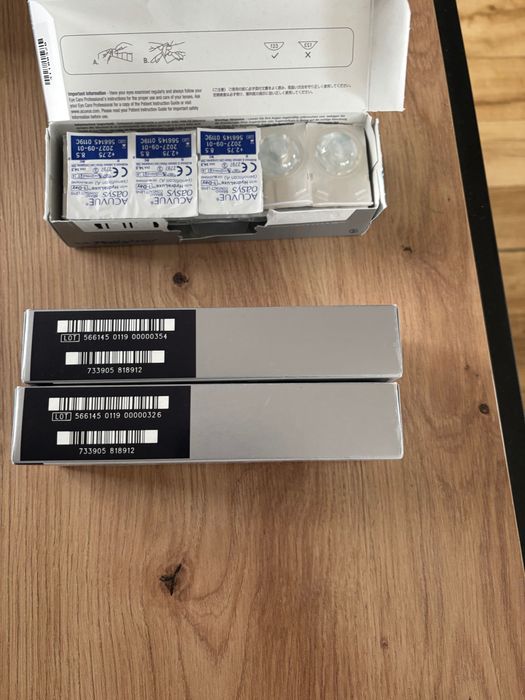 Soczewki kontaktowe Acuvue Oasys HydraLuxe +2,75