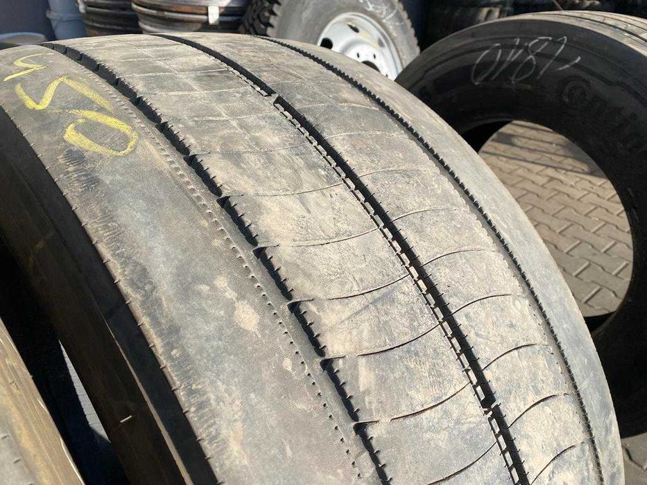 Opony używane przód 385/55R22.5 BRIDGESTONE ECOPIA H-STEER 002 / 8-9mm