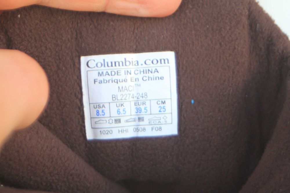 Чоботи Columbia США оригінал 39,5р черевики ботинки сапоги