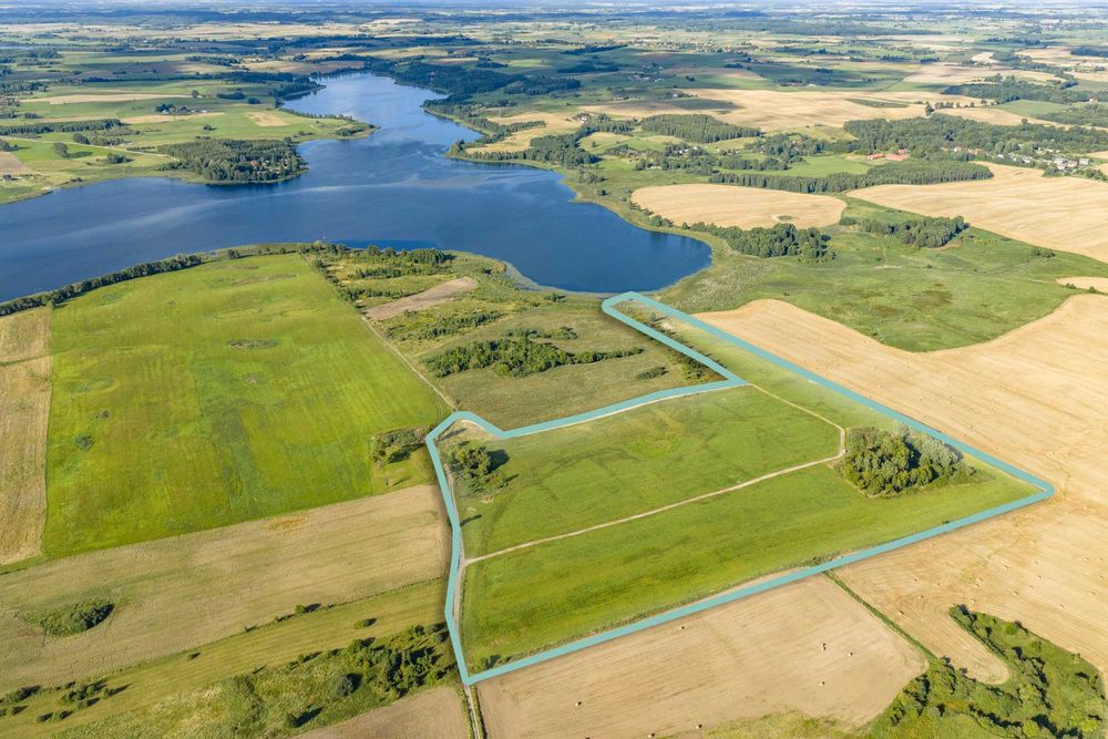 Działka z MPZP przy jeziorze Blanki – plaża i pomost dla mieszkańców – 55 zł/m2 - Widok 2