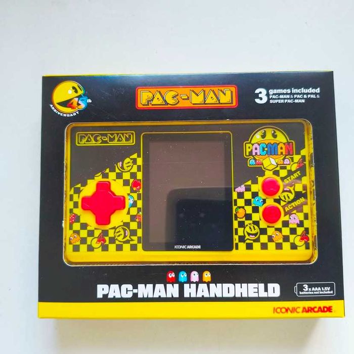 Consola Pac-Man Handheld 45º Aniversário da Iconic Arcade