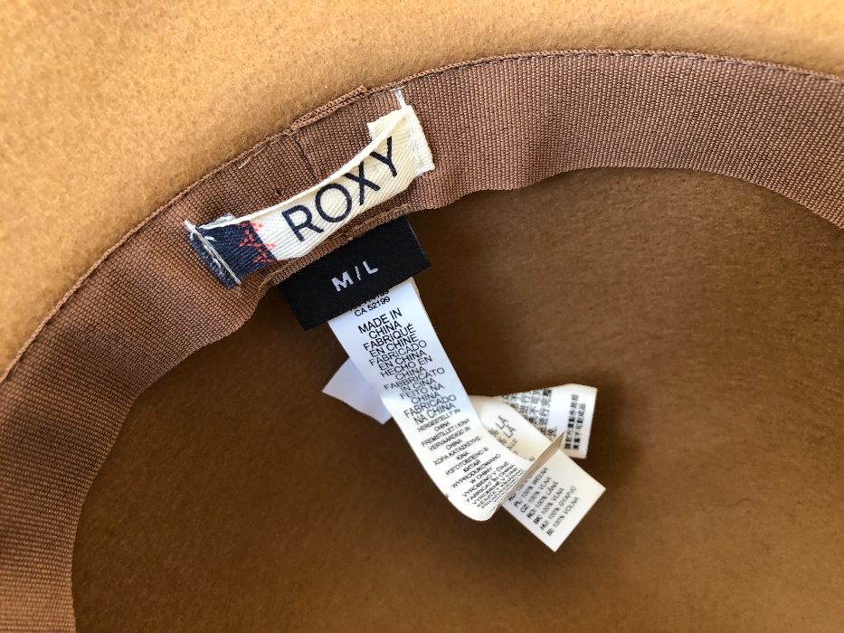 Camelowy kapelusz 100% wełna Roxy