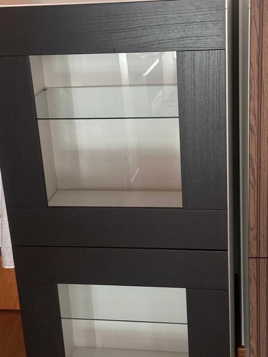 1 Estrutura Bestä com Portas de Vidro 60x42x129 cm