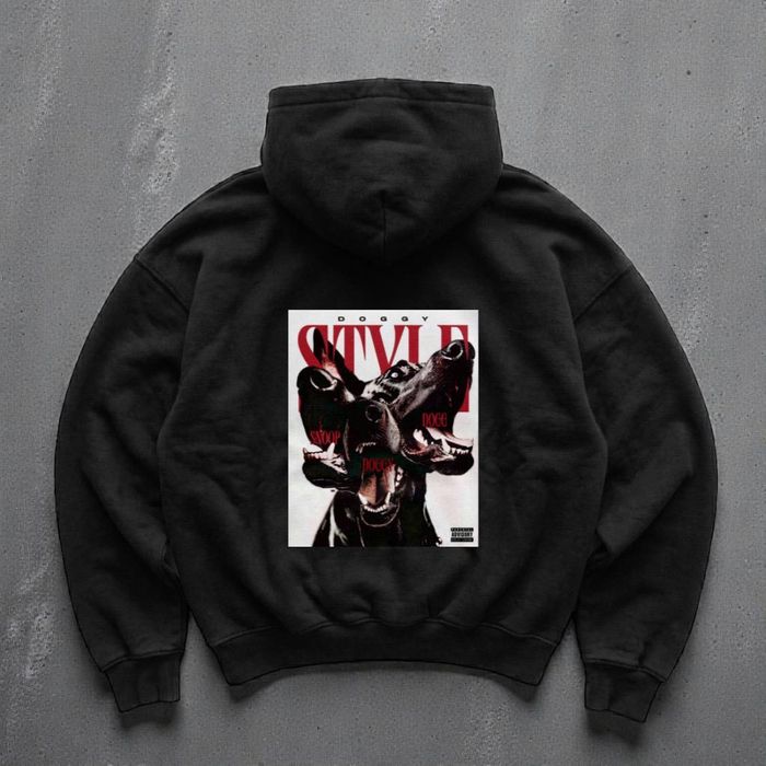 Худі оверсайз з принтом на спині DTF | Тринитка | S–XL